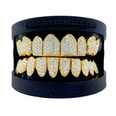 10 on 10 VVS moissanite honeycomb Set