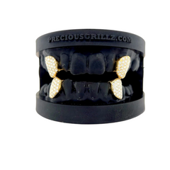 VVS Moissanite Fangs With Hidden Bar