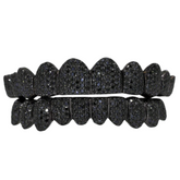 Black Moissanite Diamond Grillz