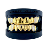 Solid 8 on 8 with VVS Moissanite Fangs