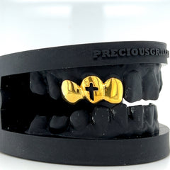 3 TEETH-2 SOLID-1 CROSS GRILLZ