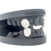 VVS MOISANNITE FANG WITH HIDDEN BAR