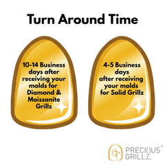 3 TEETH-2 OPEN FACE-1 SOLID GRILLZ