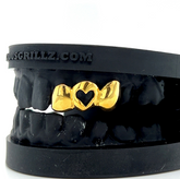 3 TEETH-HEART WITH 2 SOLID GRILLZ