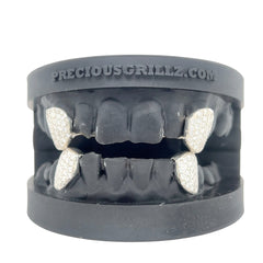 VVS Moissanite Fangs With Hidden Bar