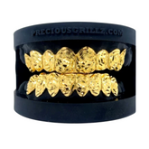 Circle/Rose Cuts Solid Custom Grillz