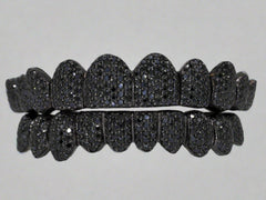 Black Moissanite Diamond Grillz