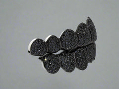 Black Moissanite Diamond Grillz