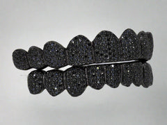 Black Moissanite Diamond Grillz
