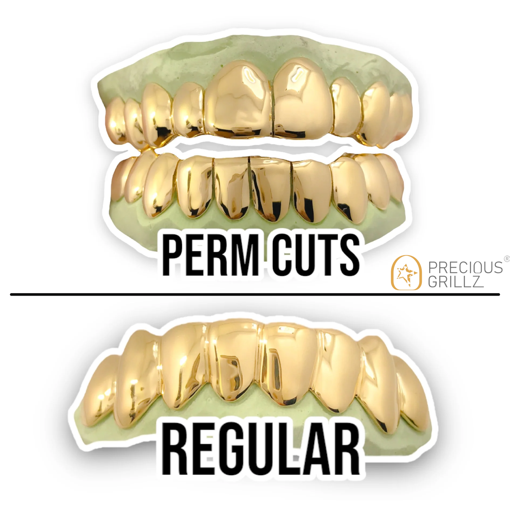 3 TEETH-2 SOLID-1 CROSS GRILLZ