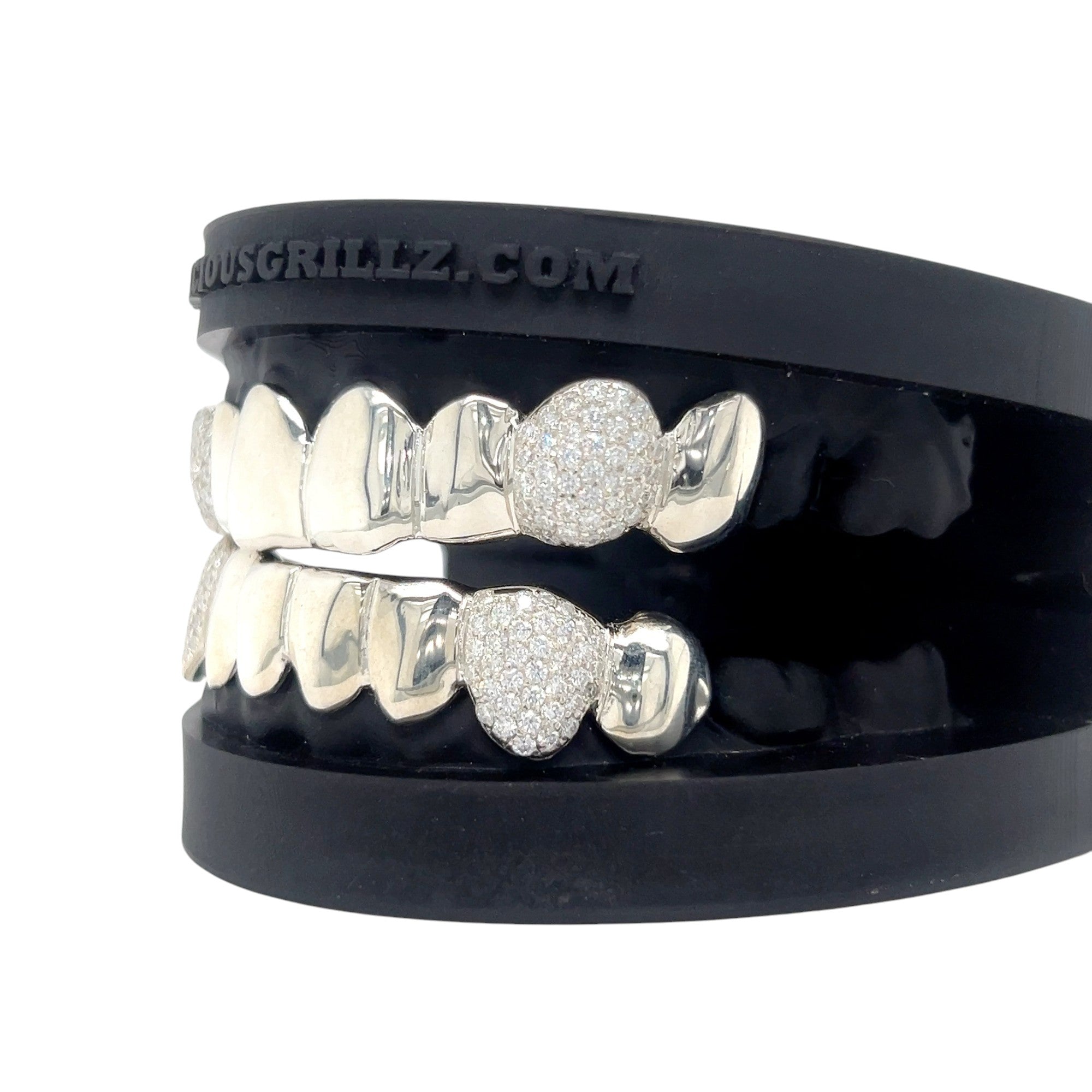 Solid with VVS Moissanite Fangs
